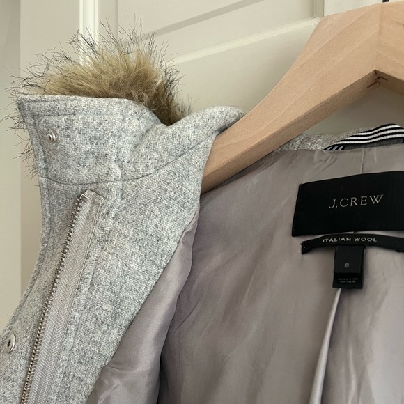 J.Crew Chateau Parka in Italian Stadium Cloth Wool - Picture 3 of 8